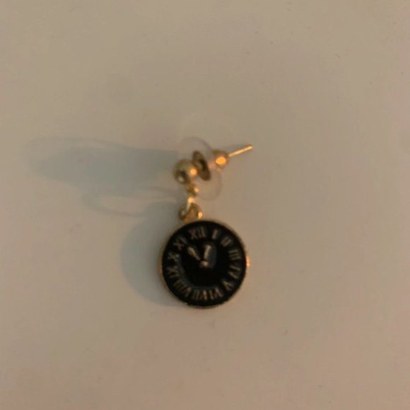 Card and clock earrings - Picture 4 of 4